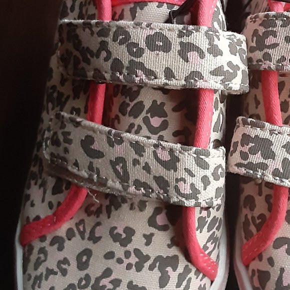 WONDER NATION GIRLS' LEOPARD PRINT CASUAL SHOES - NEW! - Picture 3 of 3
